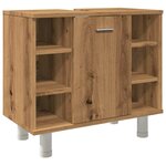 vidaXL Armoire de salle de bain chêne artisanal 60x32x53 5 cm