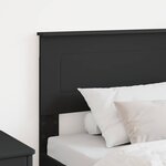 vidaXL Tête de lit Chêne noir 100 cm Bois d'ingénierie
