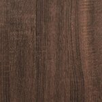 vidaXL Étagère murale avec tiroirs chêne marron bois d'ingénierie