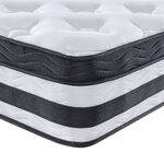 vidaXL Matelas à ressorts ensachés moyen 90x200 cm