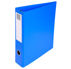 10 Classeurs rembordé PVC 4 anneaux en D en 3ème de couverture A4 maxi  couleur aléatoire EXACOMPTA