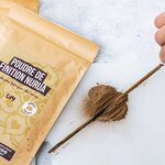 DIY encens - 100 Bâtonnets nus en bambou + Poudre Patchouli Tendre et poudre de finition