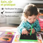 ACROPAQ Tablette Dessin enfant- Ardoise Magique 8 5 pouces- Ecran couleur LCD- Tablette LCD-(Pile CR2025 incluse) Vert