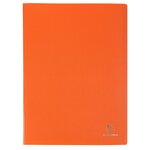 Protège-documents En Polypropylène 5/10e Opak Pochettes Cristal 160 Vues - A4 - Orange - X 8 - Exacompta