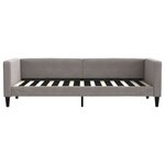 vidaXL Lit de jour avec gigogne sans matelas taupe 80x200 cm