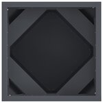 vidaXL Jardinière 2 Pièces Anthracite 30 x 30 x 30 cm Acier