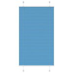 vidaXL Store plissé bleu 75x100 cm largeur du tissu 74 4 cm polyester
