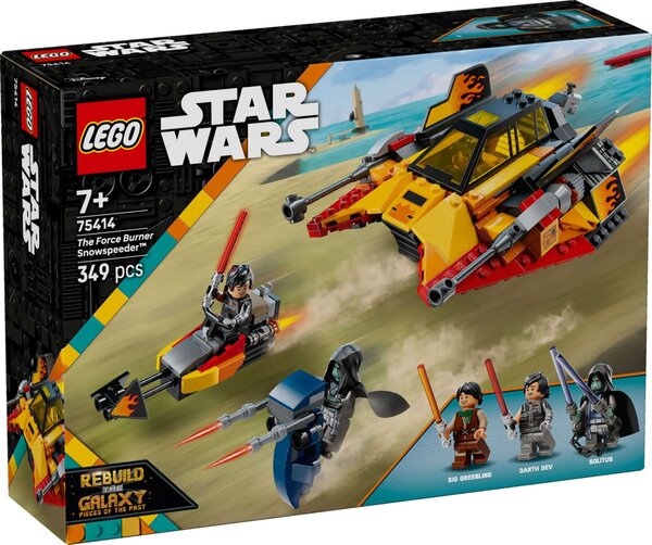 LEGO Star Wars - Snowspeeder en Flammes 75414 - Kit de Construction Épique pour Enfants