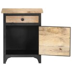 vidaXL Table de chevet 40x30x50 cm Bois de manguier massif