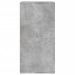 vidaXL Buffet gris béton 60x39x80 cm bois d'ingénierie