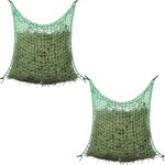 vidaXL Filet à foin 2 Pièces Carré 0 9 x 1 5 m PP