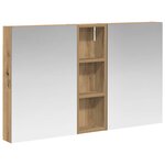 vidaXL Ensemble de Meubles de Salle de Bain 3 Pièces 100 x 10 5 x 60 5 cm
