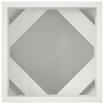 vidaXL Jardinière Blanc 30 x 30 x 30 cm Acier