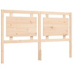 vidaXL Cadre de lit sans matelas bois de pin massif