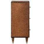 vidaXL Buffet Marron 40 x 33.5 x 75 cm Bois de manguier massif