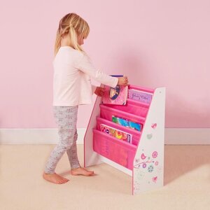 Bibliothàque à pochettes pour enfants - Rose