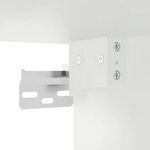 vidaXL Buffet haut Blanc Bois d'ingénierie
