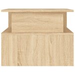 vidaXL Table basse chêne sonoma 90x55x42 5 cm bois d'ingénierie