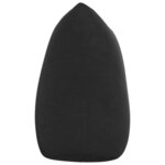 vidaXL Coussin de Dos Noir 140 x 24 x 50 cm Velours