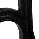 vidaXL Pied de banc 2 Pièces Base voûtée Cadre en A Fonte
