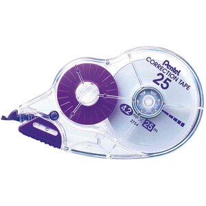 Roller correcteur zt54 4 2mm x25m x 12 pentel