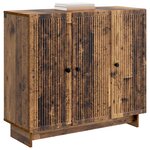 vidaXL Buffet Bois ancien 89 x 34 5 x 80 cm Bois d'ingénierie