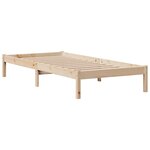 vidaXL Lit bibliothèque sans matelas 100x200 cm bois massif de pin