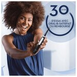 Brosses à Dents Électriques Noire et Bleue  2 Brossettes  1 Étui De Voyage