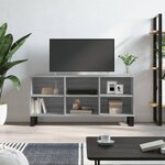 vidaXL Meuble TV sonoma gris 103 5x30x50 cm bois d'ingénierie