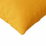 vidaXL Coussins de canapé 2 Pièces Jaune clair 200 x 40 cm