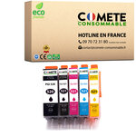 Cartouche 520/521xl Pack de 5 Compatibles Comete, Entreprise Française