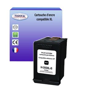 T3azur - cartouche d'encre compatible remplace hp 300 300xl noire pour hp photosmart c4700  c4780  c4785  c4795  c4799