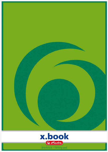 Bloc de papier à lettre x.book A5 50 f uni HERLITZ