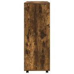 vidaXL Garde-robe Chêne fumé 80x40x110 cm Bois d'ingénierie