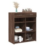 vidaXL Buffet chêne marron 80x42 5x93 cm bois d'ingénierie
