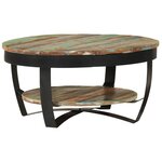 vidaXL Table basse Bois massif de récupération 65x32 cm