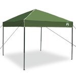 vidaXL Tente à auvent pop-up Vert 250 x 250 cm tissu