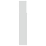vidaXL Armoire de tête de lit Blanc 180x19x103 5 cm