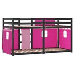 vidaXL Lit superposé sans matelas 90x190 cm bois de pin massif