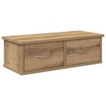 vidaXL Armoire murale chêne artisanal 60x26x18 5 cm bois d'ingénierie