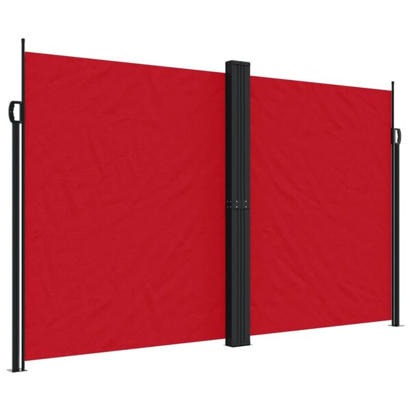 vidaXL Auvent latéral rétractable rouge 200x600 cm