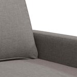 vidaXL Canapé à 2 places Taupe 120 cm Tissu