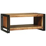 vidaXL Table Basse 90x50x38 cm Bois Massif Acacia