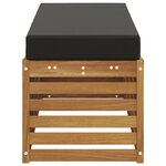 vidaXL Banc de jardin pliant Bois d'Acacia Massif Naturel