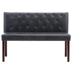 Banc banquette 120 cm daim gris 02_0010881