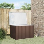 vidaXL Boîte de rangement de jardin Marron 149x99x93 cm