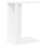 vidaXL Table d'appoint Blanc 35 x 25 x 50 cm Bois d'ingénierie