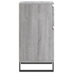 vidaXL Buffets 2 Pièces sonoma gris 40x35x70 cm bois d'ingénierie