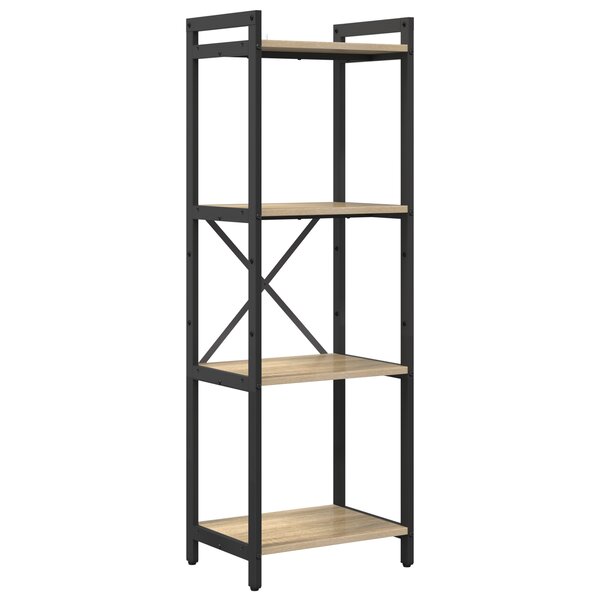 vidaXL Bibliothèque Chêne sonoma 40 x 30 x 118 cm Bois d'ingénierie
