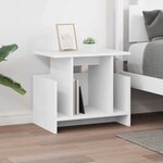 vidaXL Meuble TV 2 Pièces Blanc 50 x 35 x 45 cm Bois d'ingénierie